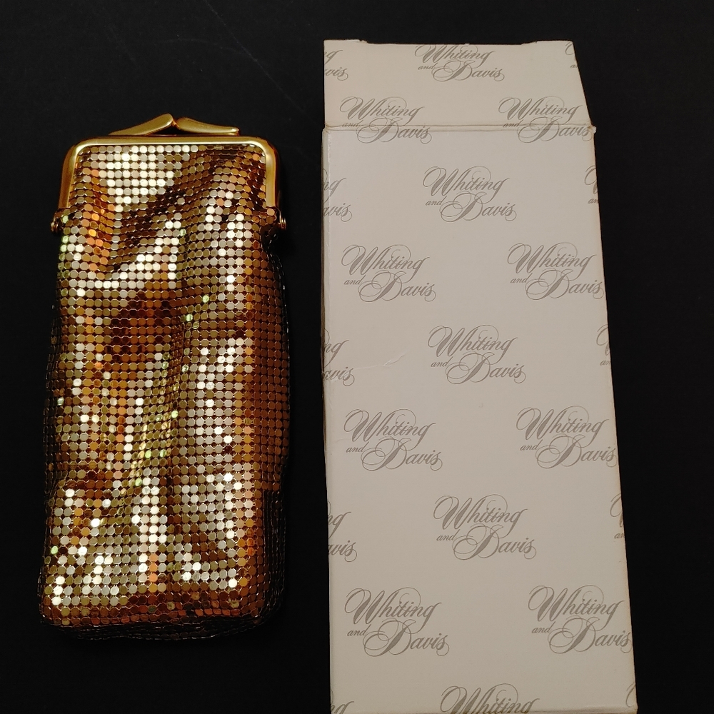 Whiting Davis Gold Change Purse